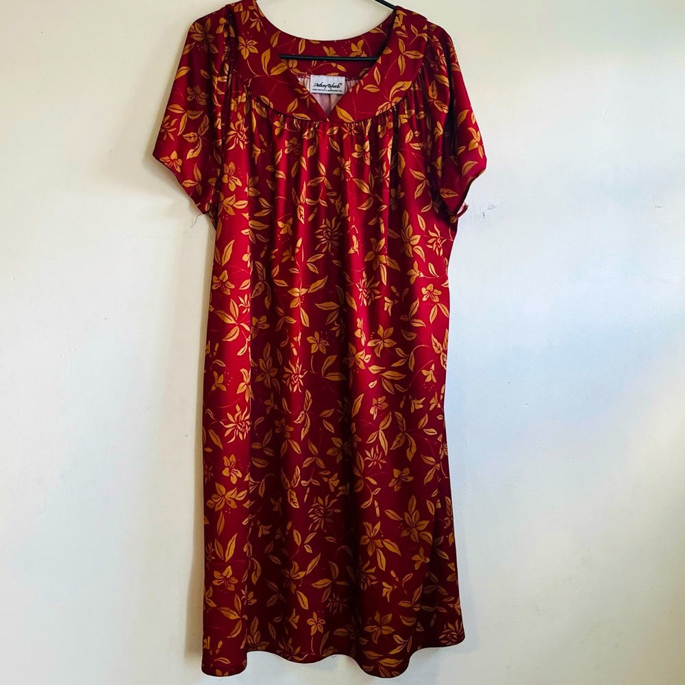 Vintage 80s Muumuu By Anthony Richards, House Dress, Loungewear 2/$50